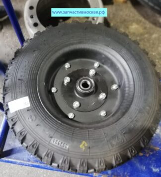 Колесо опорное щетки МТЗ 5х10 со ступицей, подшипниками без оси