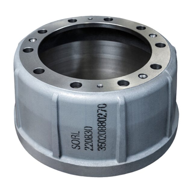 Барабан тормозной КАМАЗ 398×140/160, H=250, d=285/335, n10×25 (SORL)